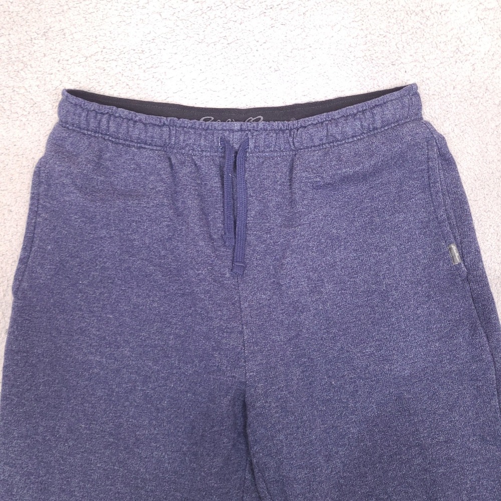 Eddie Bauer Sweatpants Mens Medium Blue Lounge Jogger Drawstring Athletic 30x29 - Picture 2 of 12